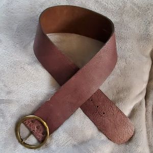 Peruna Brown Leather Belt